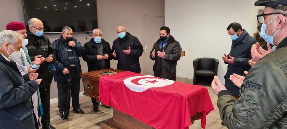 انطلاق مراسم نقل جثمان الفقيدة محرزية العبيدي إلى تونس