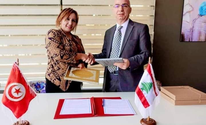 امضاء عقد شراكة بين  شبكة تمكين التونسية للتنمية و التغيير المجتمعي و الشبكة اللبنانية للتنمية_LDN 