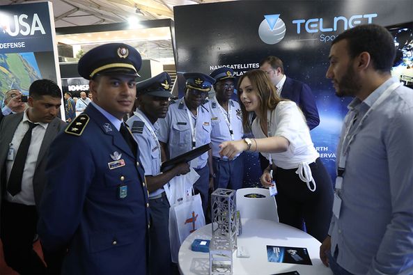 Telnet تشارك في المعرض الدولي لصناعات الطيران والفضاء