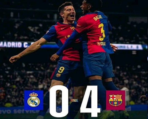 برشلونة يذلّ الريال برباعية دون ردّ 