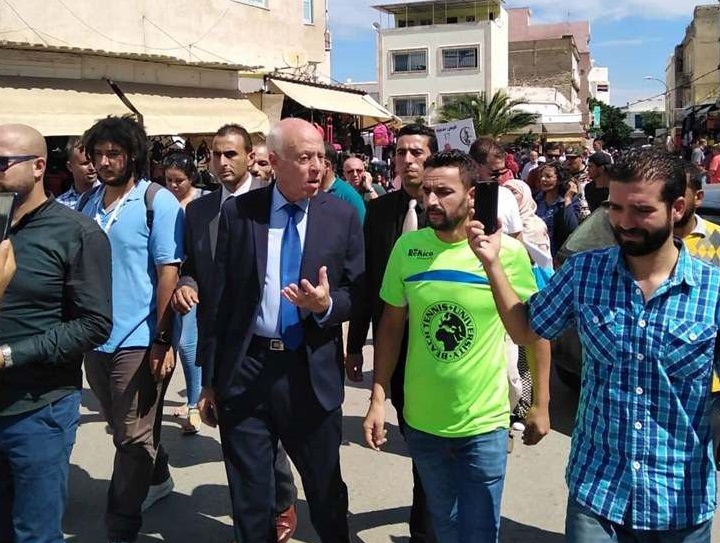 قيس سعيد في بنزرت : " أحمل لتونس مشروعا وتصورا لبناء سياسي وإداري جديد"