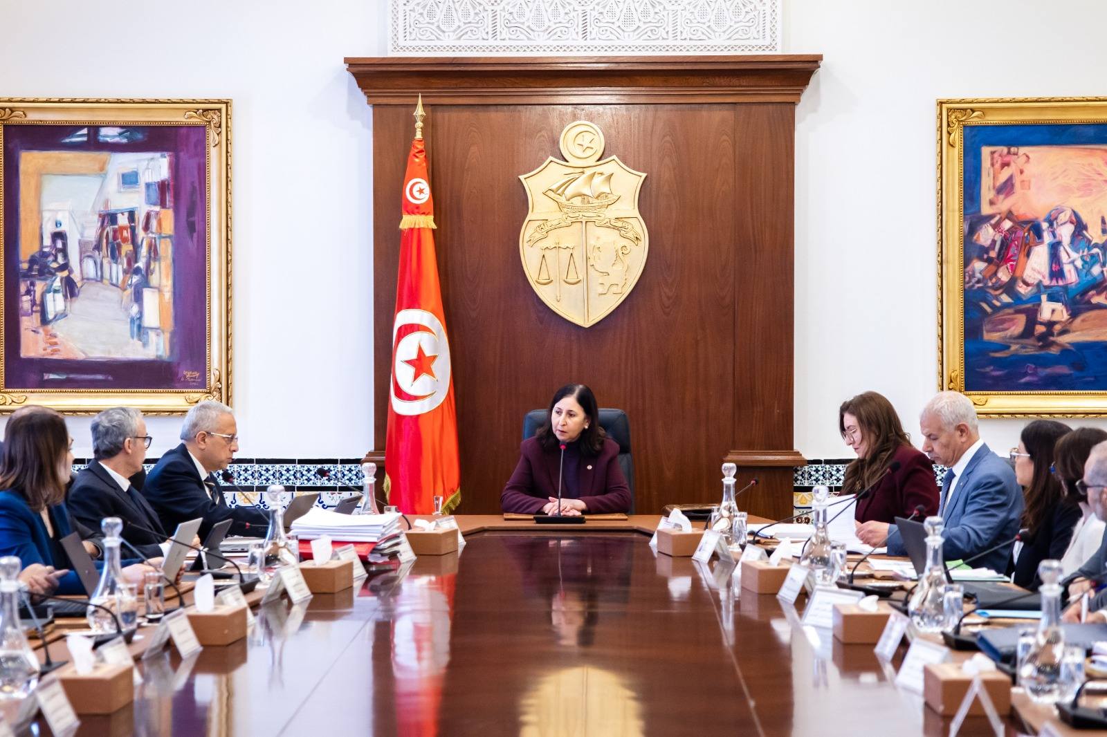 مجلس وزاري مضيّق بإشراف رئيسة الحكومة يتخذ جملة من الاجراءات