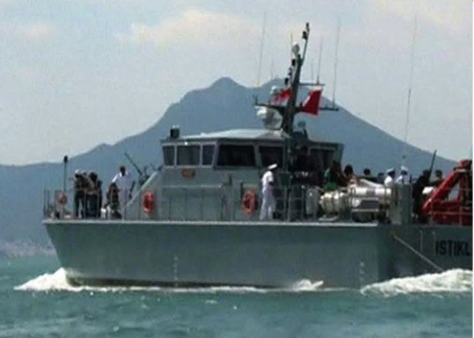  تسخير سفينة عسكرية للبحث عن البحارة المفقودين في قليبية