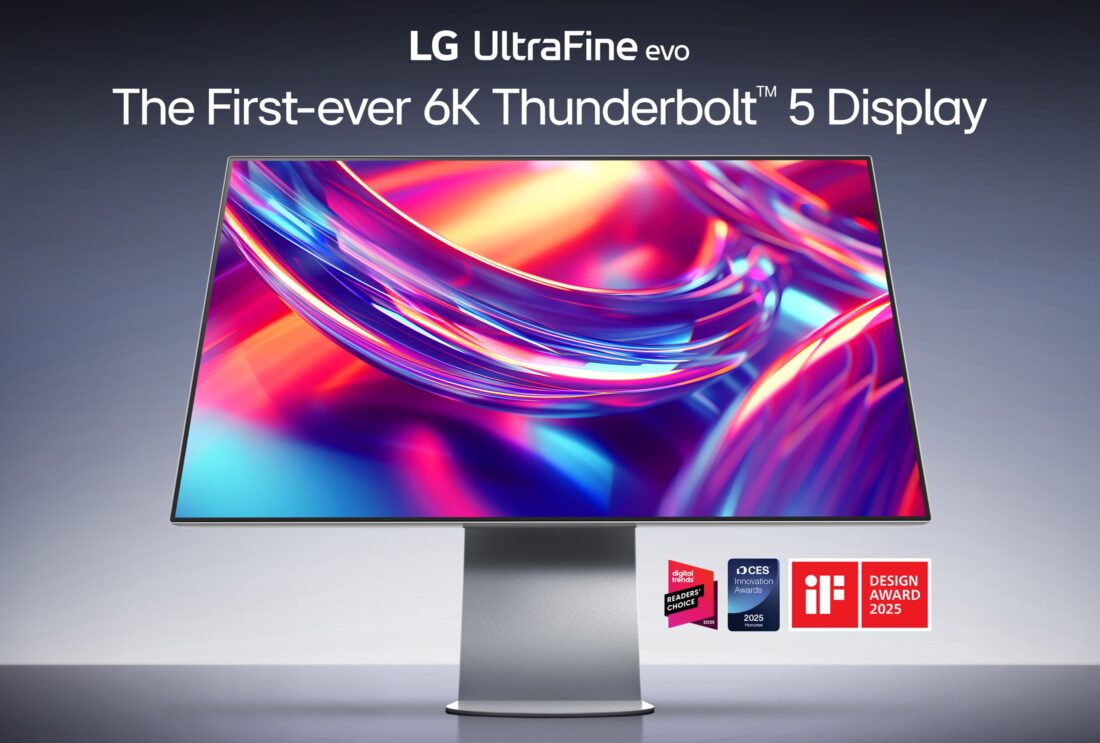 إل جي تطلق أول شاشة 6K في العالم مزودة بتقنية Thunderbolt™ 5