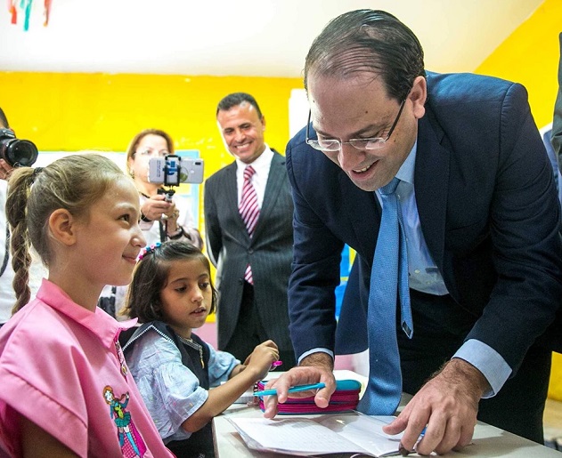 صور : الشاهد يفتتح السنة الدراسية الجديدة في المدرسة الإبتدائية بالجديّدة 