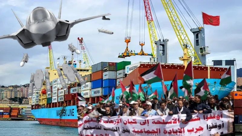 المغرب: عُمَّال ميناء طنجة يرفضون تقديم الخدمات لسفينة دنماركية تحمل شُحنات أسلحة إلى إسرائيل