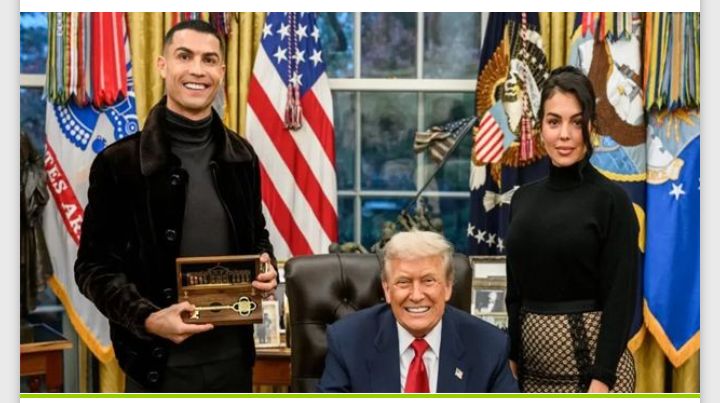 ترامب يُهدي كريستيانو رونالدو هدية من نوع خاص