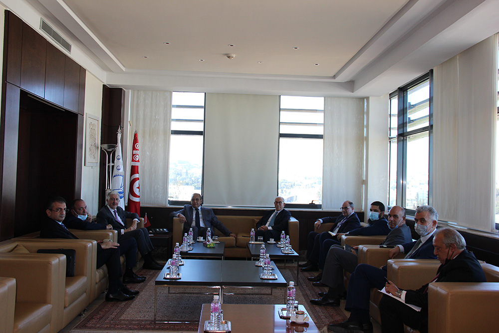 سمير ماجول يستقبل الرئيس التنفيذي للمؤسسة الدولية الإسلامية لتمويل التجارة