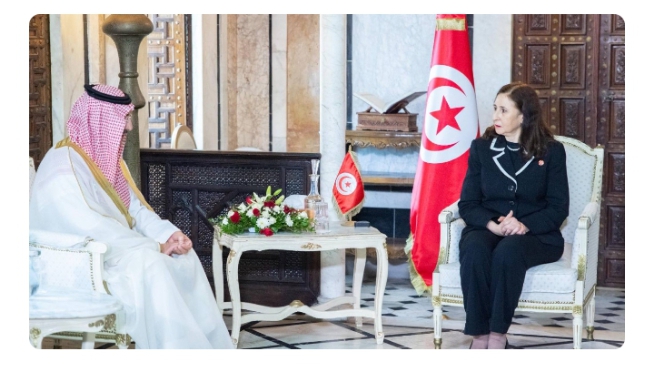 التعاون التونسي السعودي محور لقاء رئيسة الحكومة بالرئيس التنفيذي للصندوق السعودي للتنمية