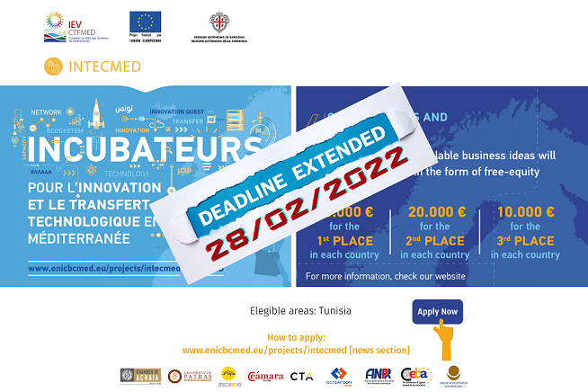 ماهو مشروع "محاضن الإبتكار ونقل التكنولوجيا في البحر الأبيض المتوسط "INTECMED"؟