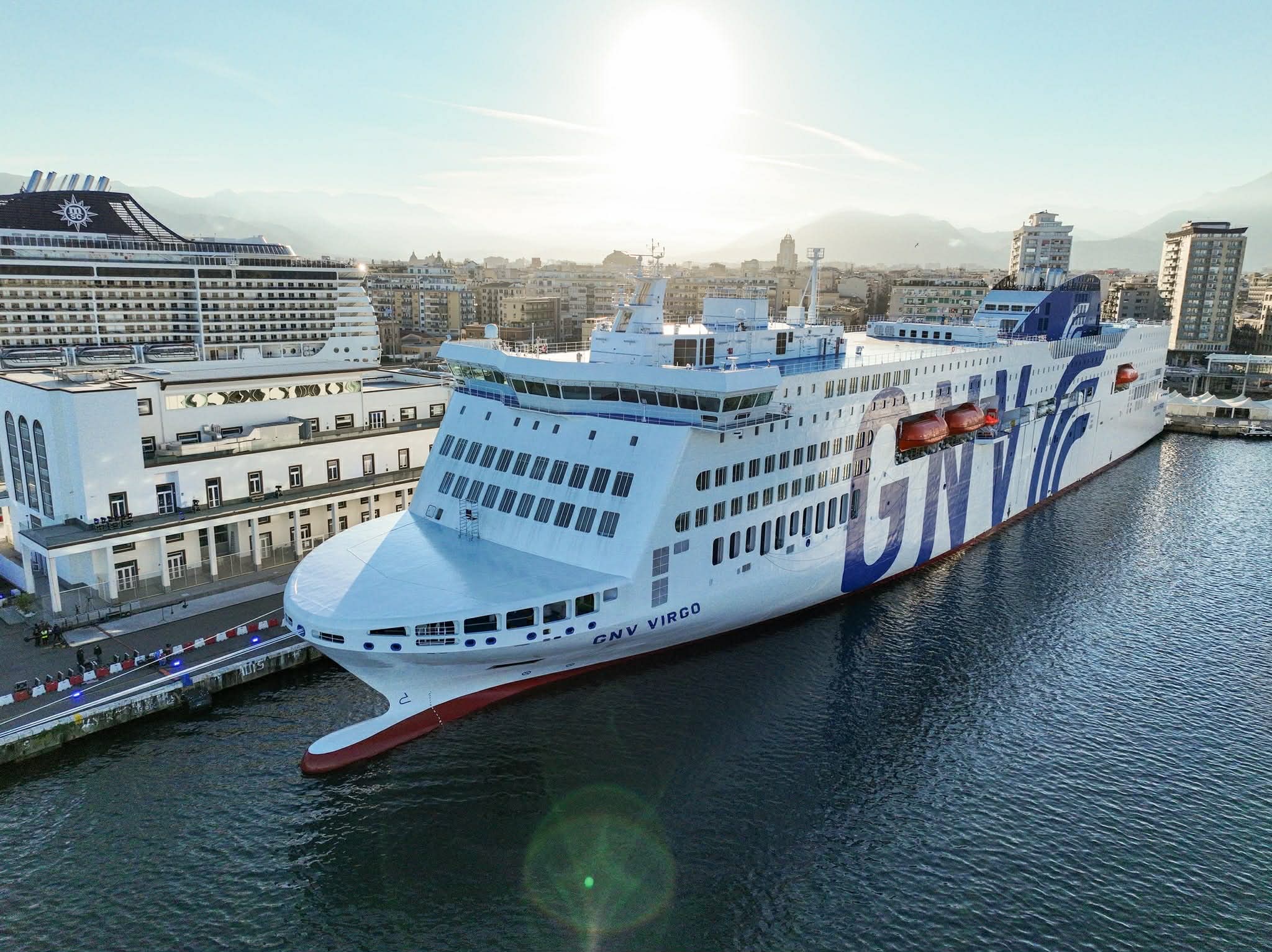 شركة الملاحة الإيطالية GNV تقدم سفينتها الجديدة VIRGO
