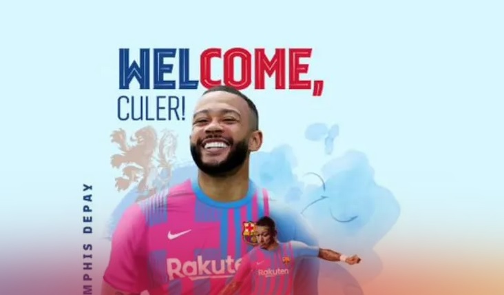 برشلونة يعلن التعاقد مع ممفيس ديباي