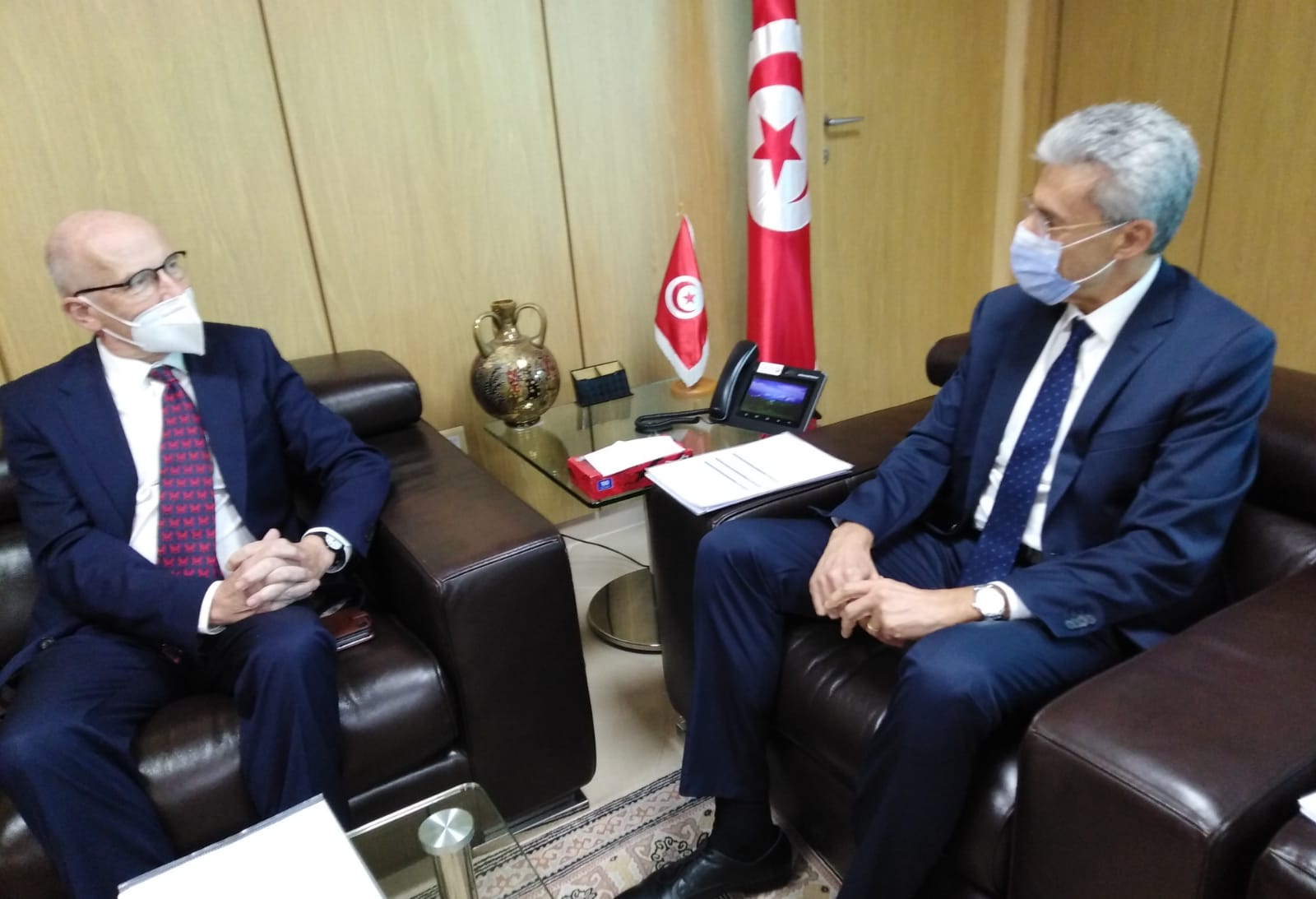 وزير الإقتصاد يتباحث مع سفير الإتحاد الأوروبي فرص تعزيز التعاون للمرحلة القادمة