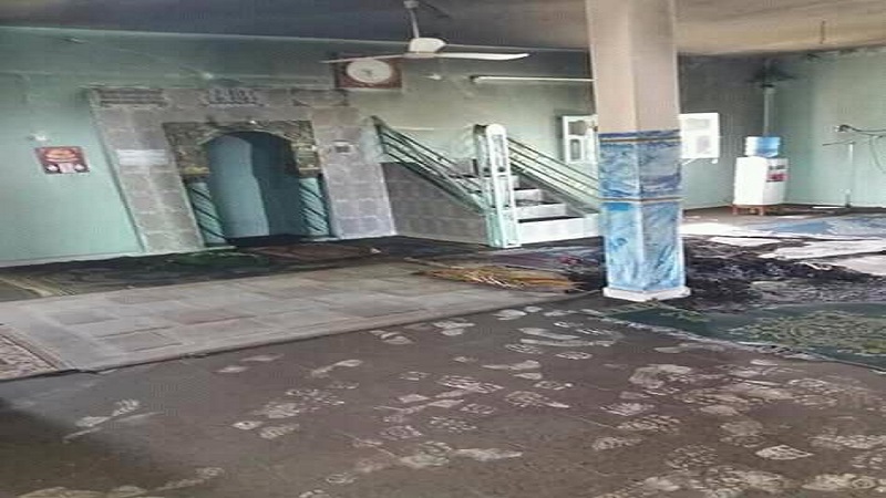 المتلوي : تعرض مسجد للحرق واتلاف تجهيزاته