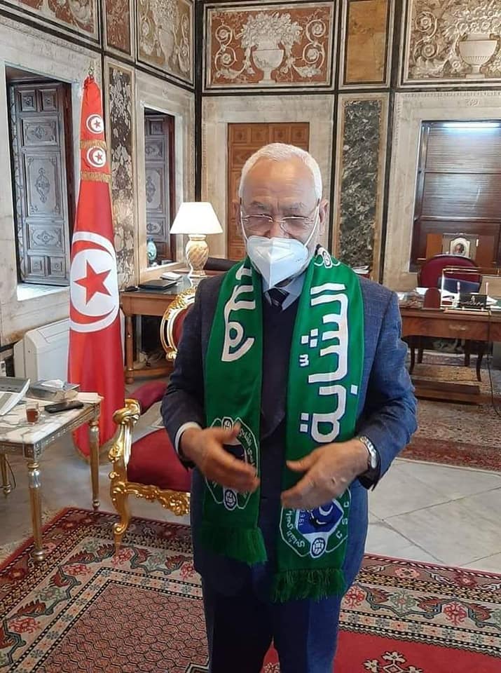 ملف هلال الشابة: راشد الغنوشي يستقبل رئيس الهلال توفيق المكشر
