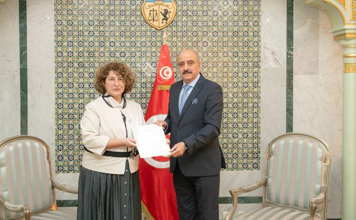 وزير الخارجية يتسلم نسخة من أوراق اعتماد سفيرة بلغاريا الجديدة