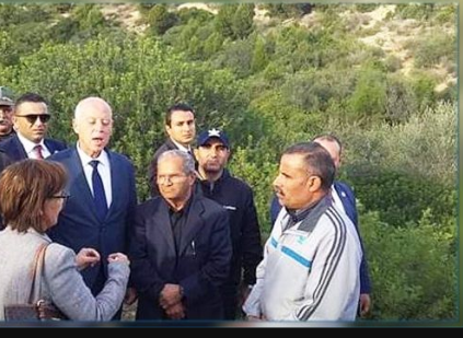قيس سعيد في زيارة فجئية لحمام بنت الجديدي بالحمامات