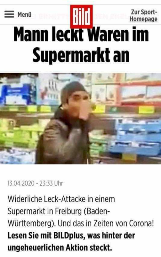 السلطات الألمانية توجّه تهمة القتل لمهاجر تونسي تعمّد أكل أجزاء من مواد غذائية ثم تركها معروضة للبيع   !