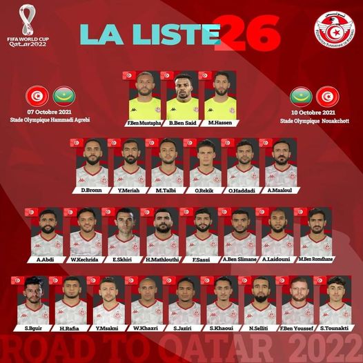 تصفيات المونديال: قائمة اللاعبين المدعوين لمباراتي موريتانيا