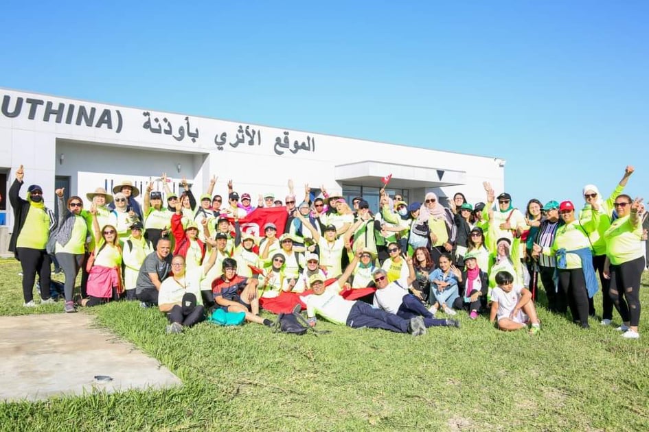 بن عروس : انطلاق فعاليات المهرجان الوطني للمشي بالموقع الاثري بأوذنة