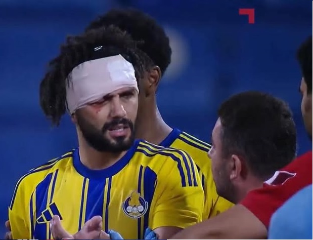 اصابة قوية يتعرّض لها الدولي فرجاني ساسي