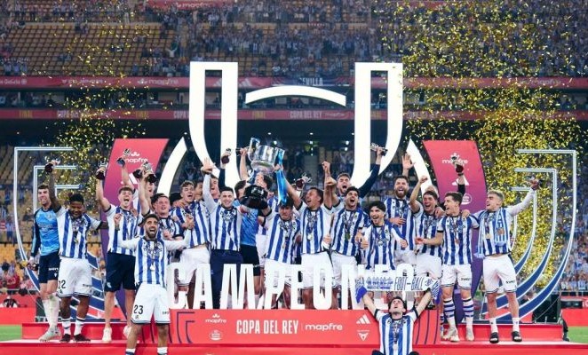 ريال سوسييداد يُتوّج بلقب كأس ملك إسبانيا لكرة القدم