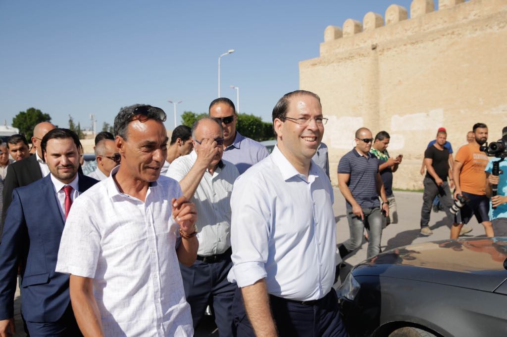 صور : الشاهد يواصل حملته الإنتخابية في القيروان