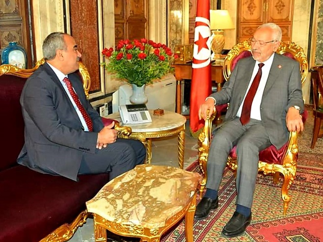 فحوى لقاء الغنوشي بوزير المالية 