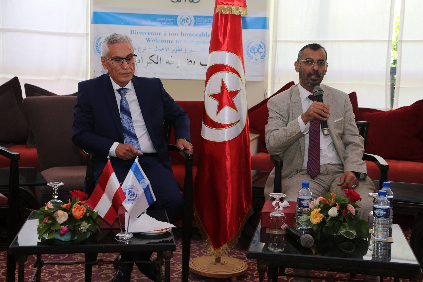 افتتاح مكتب المركز الدولي للاستثمار وتطوير الأعمال في تونس
