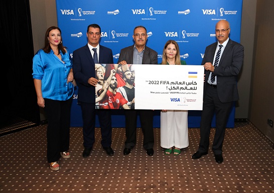 Visa و Monétique Tunisie يمكنان التونسيين من المشاركة في فعاليات كأس العالم FIFA قطر 2022