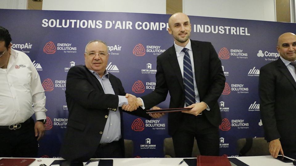 إمضاء اتفاقية شراكة بين " ENERGY SOLUTIONS " والمصنّع الألماني " COMPAIR "