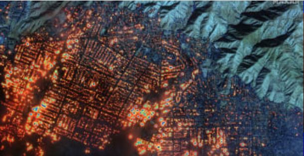 حولت أغلى الأحياء في العالم   إلى رماد.. مشاهد جوية تُظهر آثار الدمار بسبب حرائق غابات لوس أنجلوس