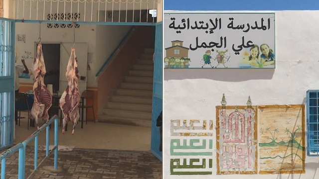 قابس : انقطع الماء عن منزله فحول المدرسة التي " يحرسها " إلى " مسلخ " ؟