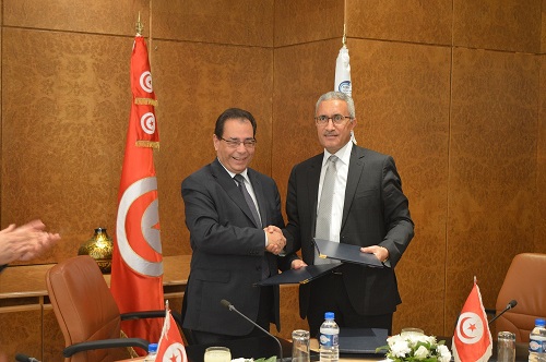 اتفاقية تعاون بين الجمعية المهنية للبنوك و المؤسسات المالية و الجامعة التونسية لشركات التأمين
