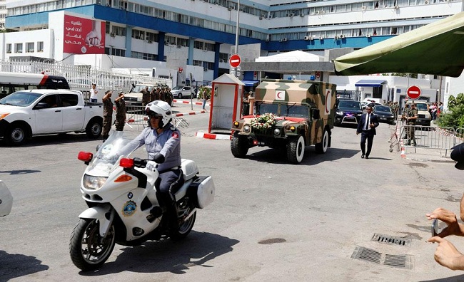 انطلاق مراسم توديع رئيس الجمهورية من قصر قرطاج
