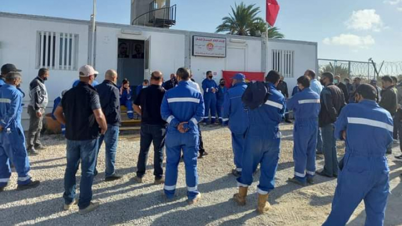 12و 13 نوفمبر : إضراب بيومين وإيقاف الإنتاج في حقل ''الشرقي'' للبترول بقرقنة
