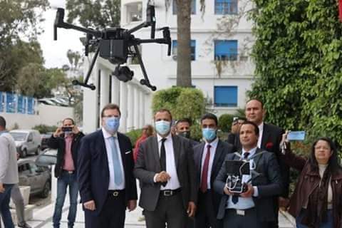 أثبتت نجاعتها في يوهان : " تلنات " تسلم "درونز" مزودة بكميروات حرارية لوزارة الصحة 