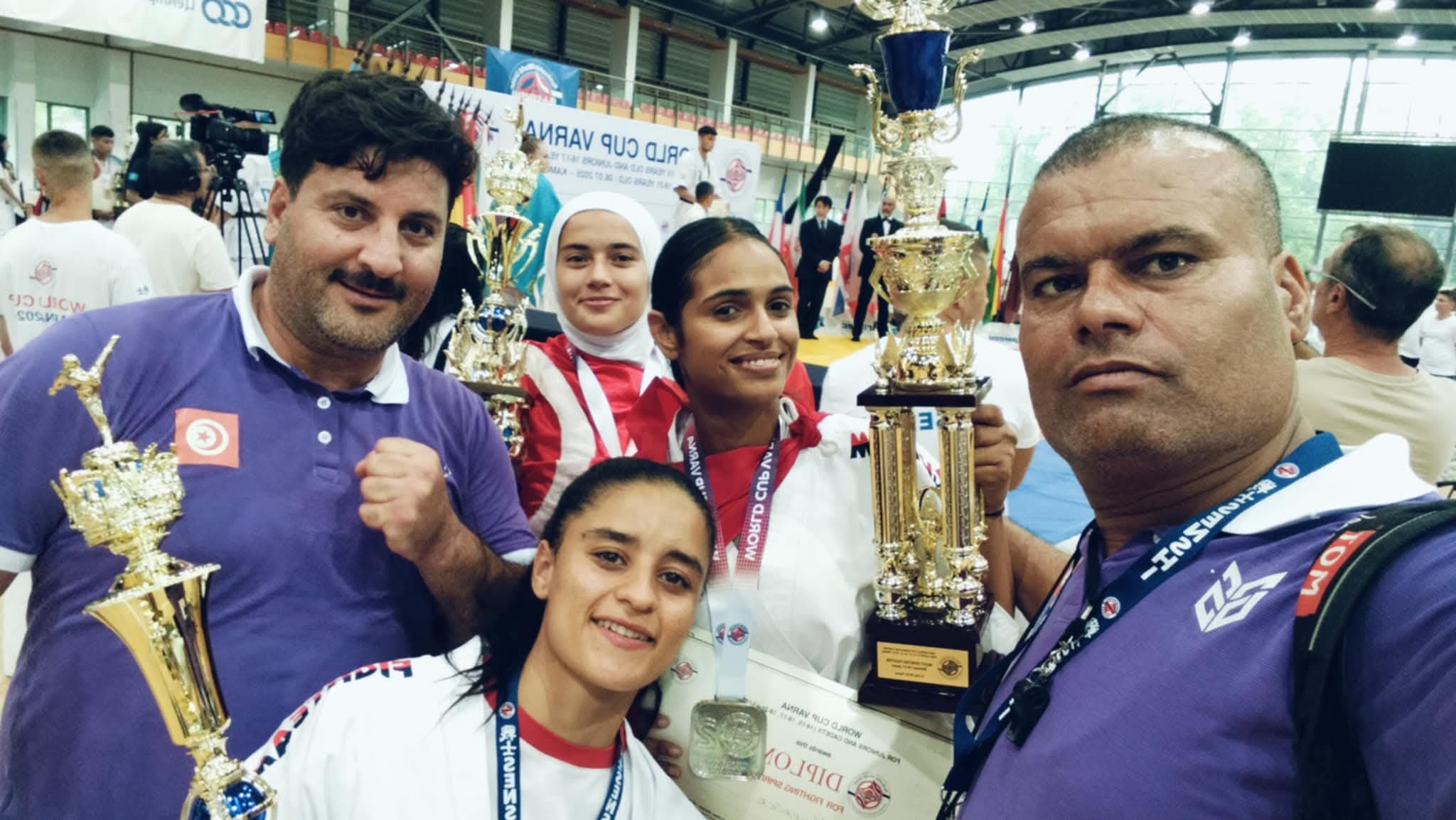 تونس في كأس العالم للكيوكوشنكاي..تتويجان ورفض مقابلات مع لاعبين من الكيان