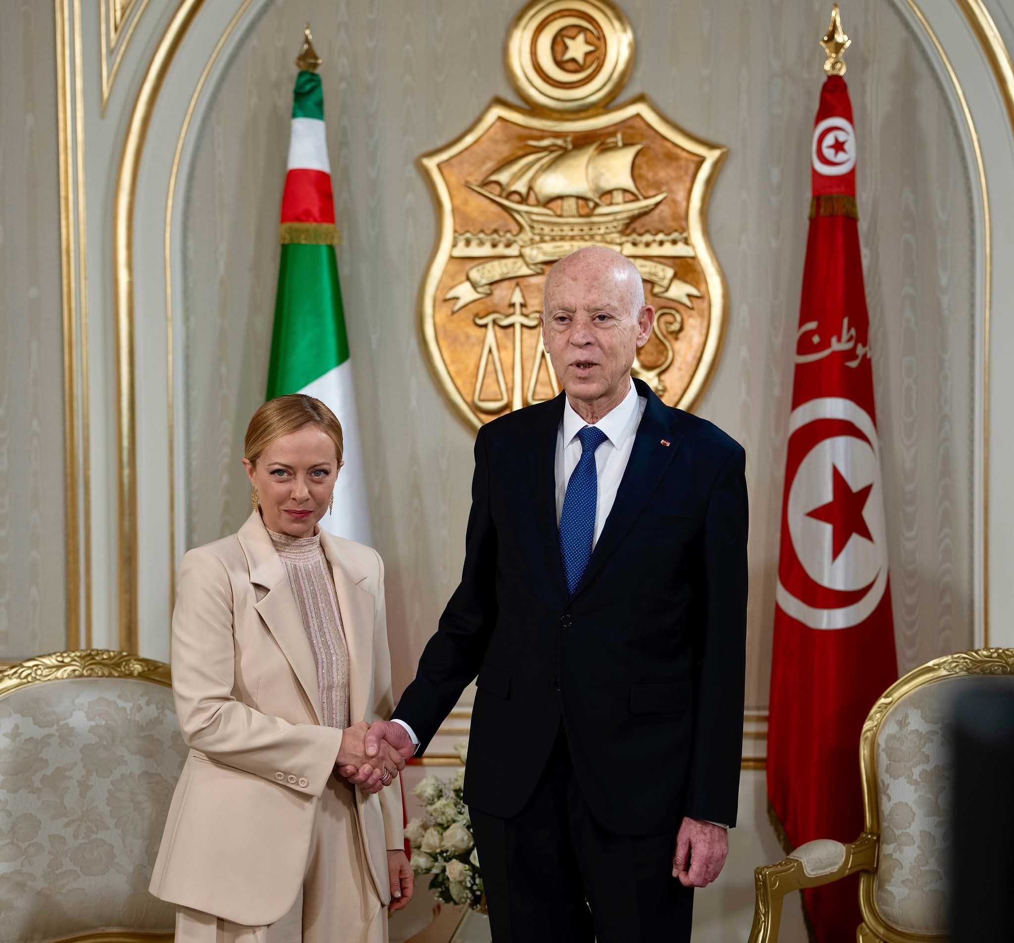 فحوى زيارة ميلوني الى تونس