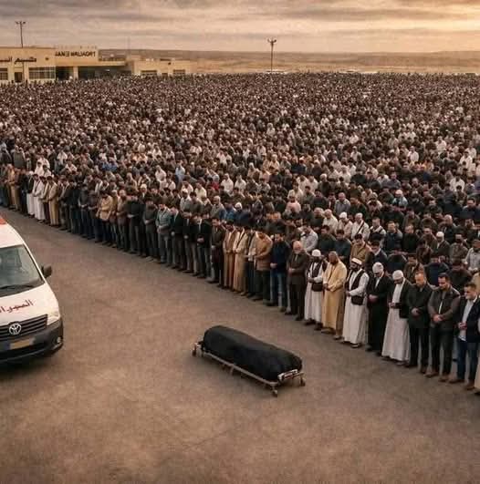 جنازة سيف الاسلام القذافي.. حضور جماهيري غفير