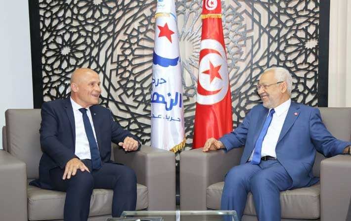موقع إعلامي فرنسي : " عشاء حاسم " بين الغنوشي والسفير الفرنسي منع حدوث أزمة ديبلوماسية غير مسبوقة