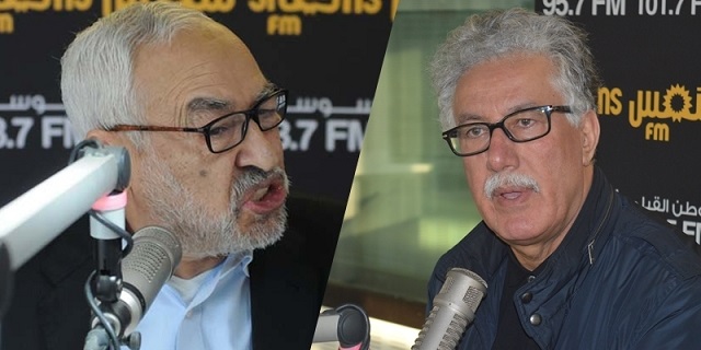 كلاهما يتّهم الآخر : حرب التصريحات والردود والتعقيبات تشتعل بين حمة الهمامي وراشد الغنوشي
