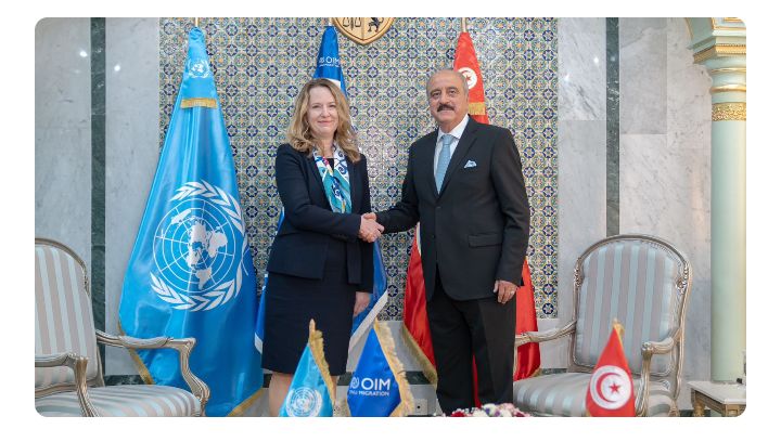 وزير الخارجية يلتقي المديرة العامة للمنظمة الدولية للهجرة
