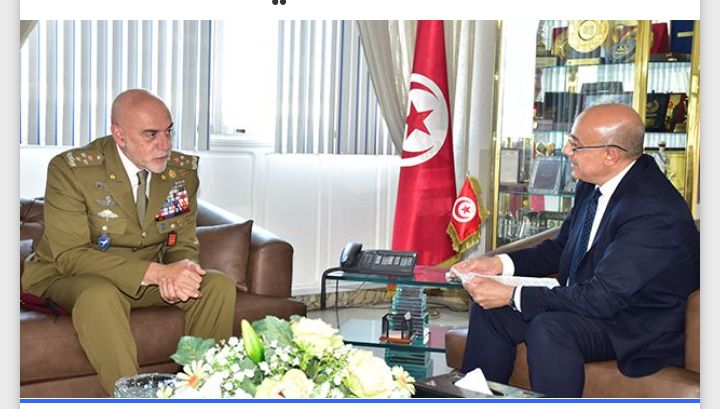 فحوى لقاء وزير الدفاع ورئيس أركان جيش البر الإيطالي