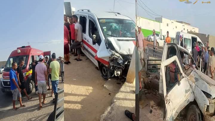 بالفيديو/حادث مرور شنيع بين "لواج" وشاحنة