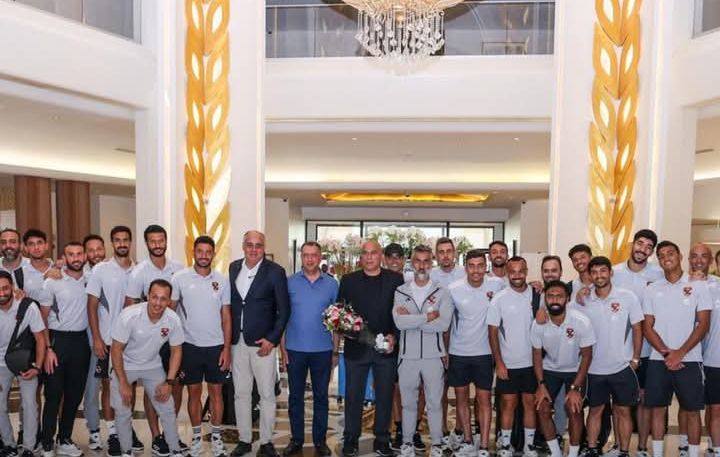  الاهلي المصري يختتم تربصه بمدينة طبرقة 