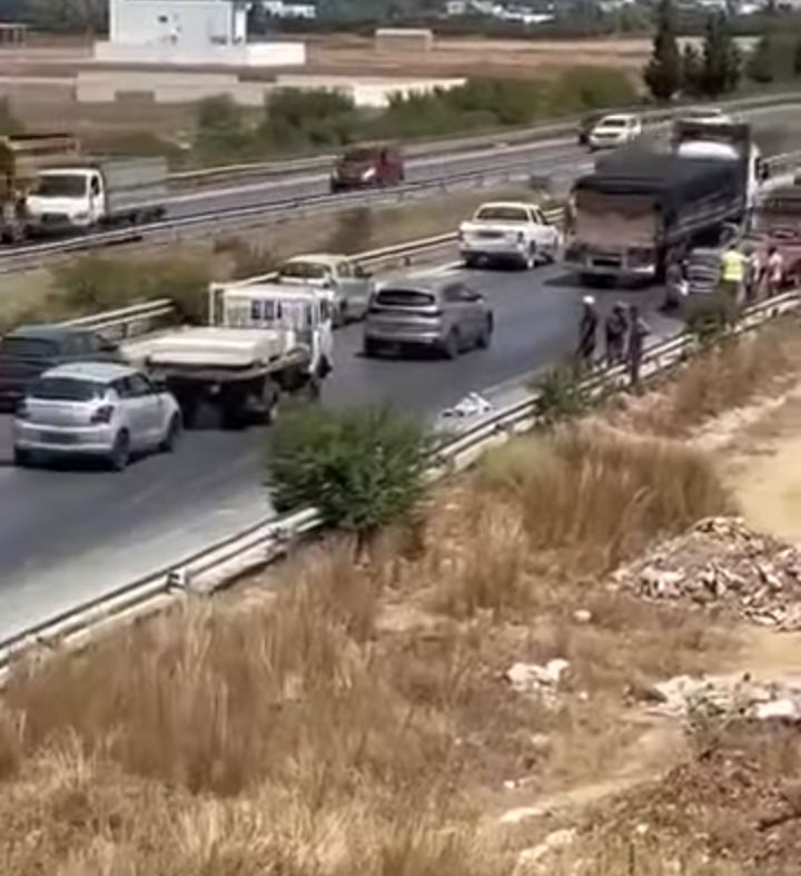 حادث مرور قاتل بالطريق السريعة الحمامات