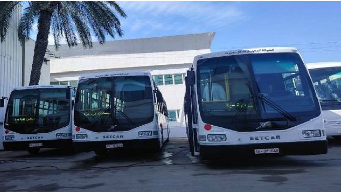 تعزيز الشركة الجهوية للنقل ببنزرت ب3حافلات جديدة