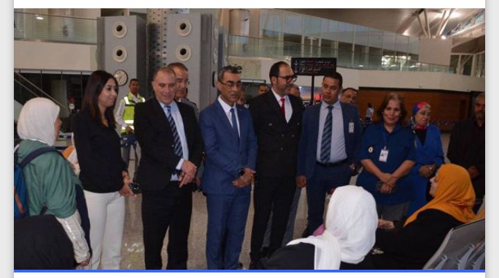 إنطلاق أول رحلة عمرة عبر مطار النفيضة