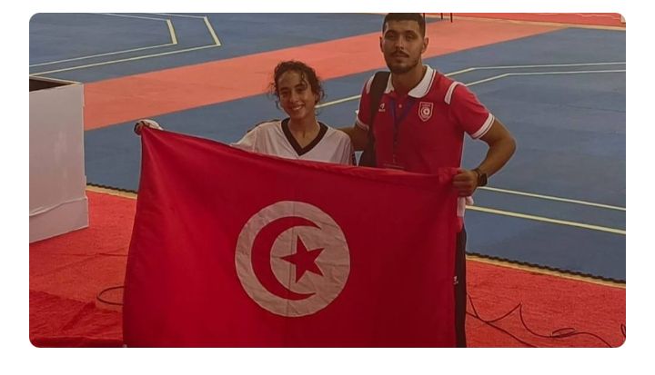 ياسمين الهواني تُتوَّج بذهبية التايكواندو  بالألعاب الإفريقية للشباب